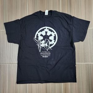 San Jose Sharks Star Wars Night 2019 Barclay Greedo T-Shirt - BLACK XL